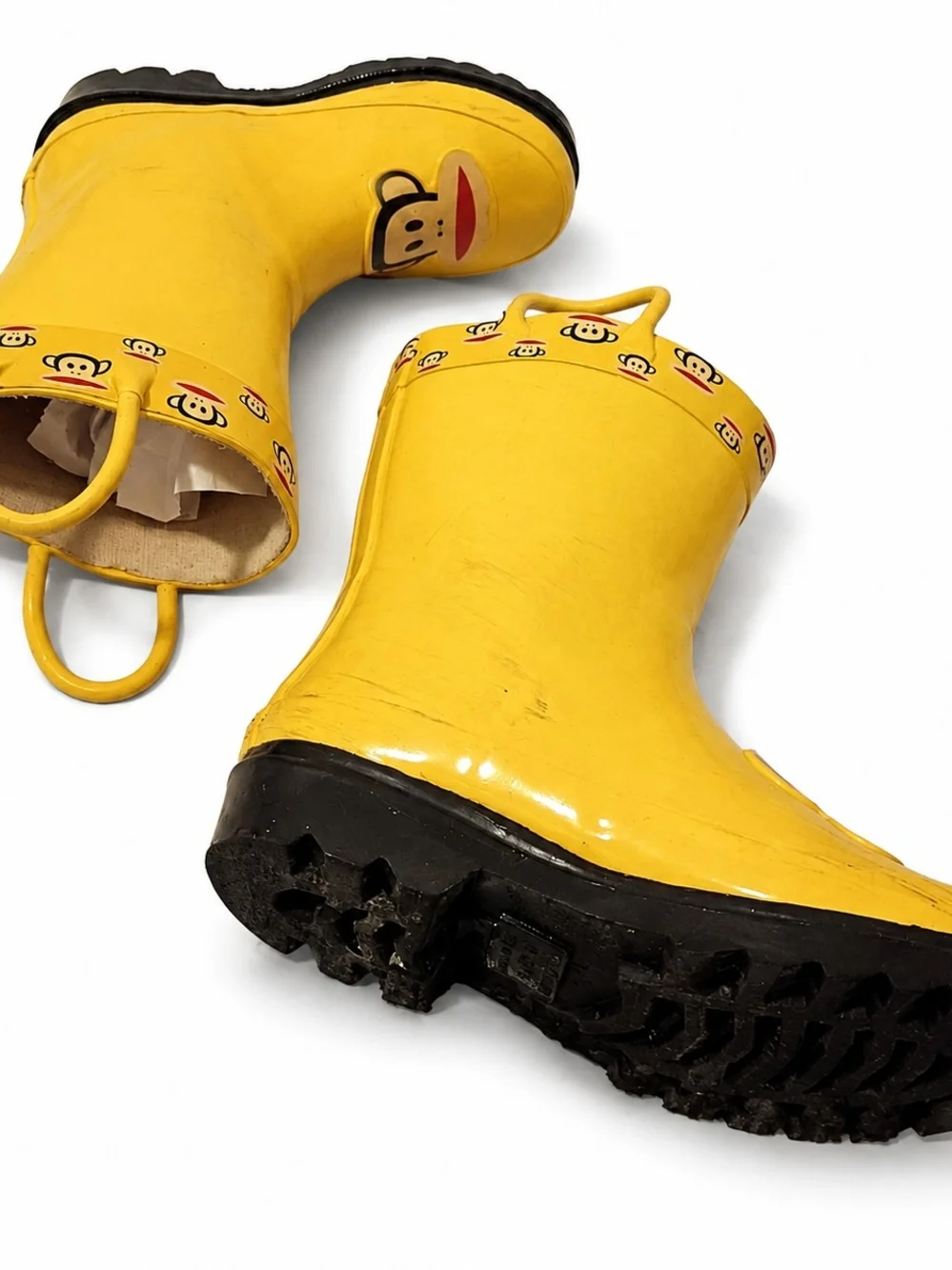 Paul Frank Yellow Julius Monkey Rain Boots - Childrens 7.5